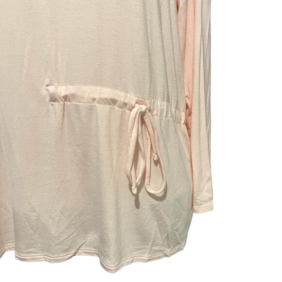 J. Crew NWT Top S Womens Pink Cinch Waist Side Tie 3/4 Sleeve Shirt Size Small - Picture 5 of 9
